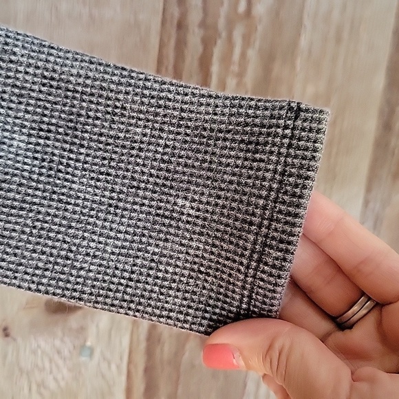 Victoria's Secret Pink Size Small Gray Long Sleeve Waffle Dress - Picture 4 of 7